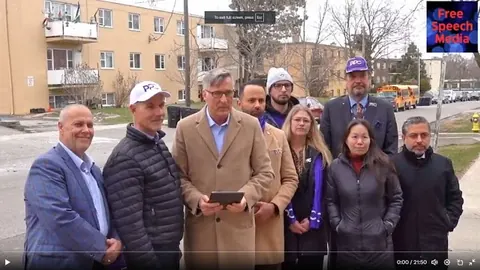 Thumbnail: Maxime Bernier's Press Conference with GTA Candidates in Etobicoke North