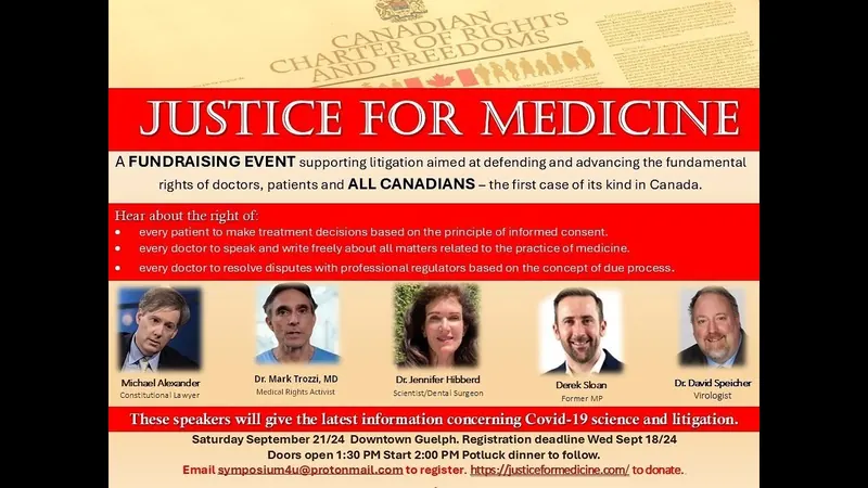 Thumbnail: Justice for Medicine Q&A in Guelph